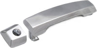 Front Exterior Door Handle Chrome with Cap Left Driver Side Direct Replacement Compatible with 2004-2018 Nissan Titan / 2016-2018 Titan FDH010267 80640ZC00A 80647ZC00A