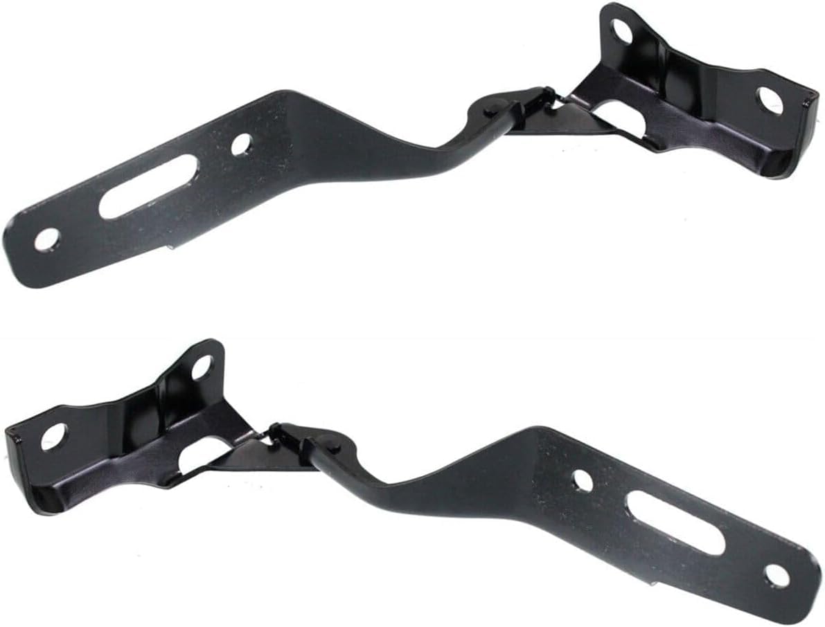 Set of 2 Front Hood Hinge Assembly Steel Left Driver & Right Passenger Side Direct Replacement Compatible with 2005-2012 Honda Odyssey HO1236126 HO1236125 60120SHJA00ZZ 60170SHJA00ZZ