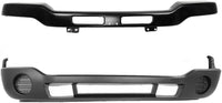 Front Bumper Steel With Brackets + Lower Valance Primed without Fog Light Holes Direct Replacement Compatible With GMC Sierra 1500 2500HD 3500 2003-2006 GM1000685 GM1002464