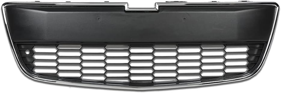 Front Bumper Lower Grille Chrome Shell Black Insert Direct Replacement Compatible With 2012-2016 Chevrolet Sonic GM1036139 95227395