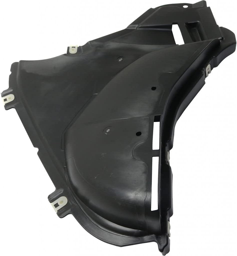 Front Section Fender Liner Right Passenger Side Direct Replacement Compatible With 2017-2020 BMW 5-Series BM1251134 51757340744