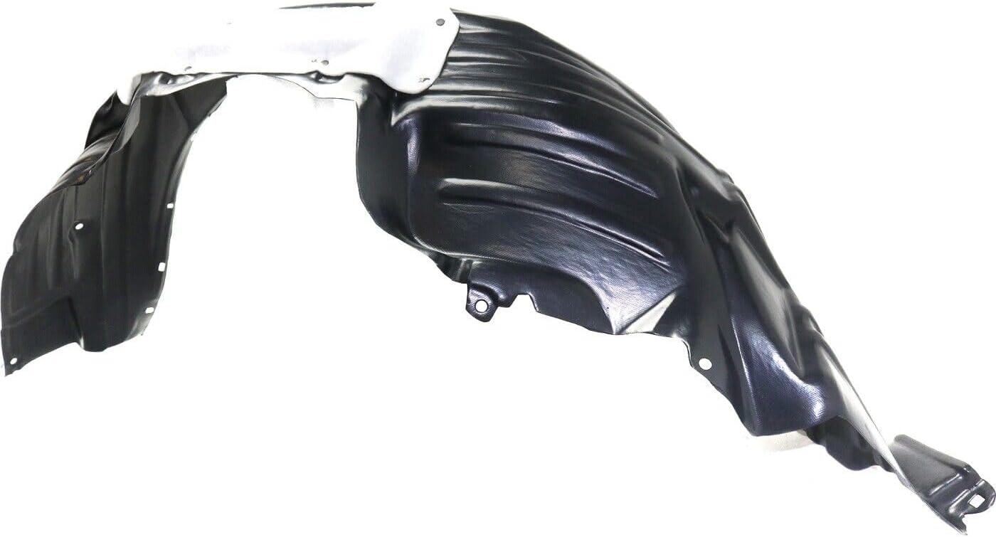 Front Fender Liner With Insulation Foam & Extension Sheet Left Driver Side Direct Replacement Compatible With 2011-2020 Toyota Sienna TO1248167 TO1248230 5380608020 5380608040