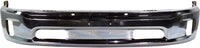Front Lower Bumper Chrome Steel With Fog Light Holes Direct Replacement Compatible With 2013-2018 Ram 1500 CH1002396 68160853AB