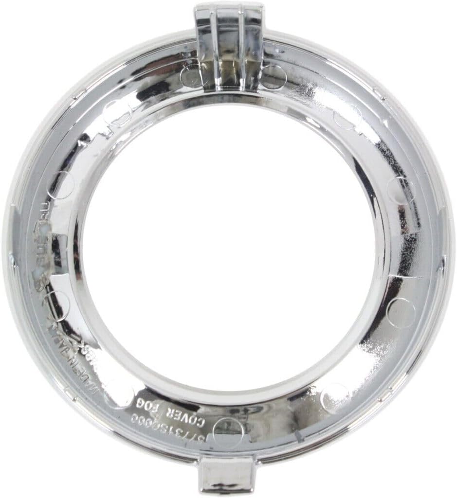 Front Fog Light Molding Chrome Left Driver Side Direct Replacement Compatible With 2009-2013 Subaru Forester SU1038100 57731SC000
