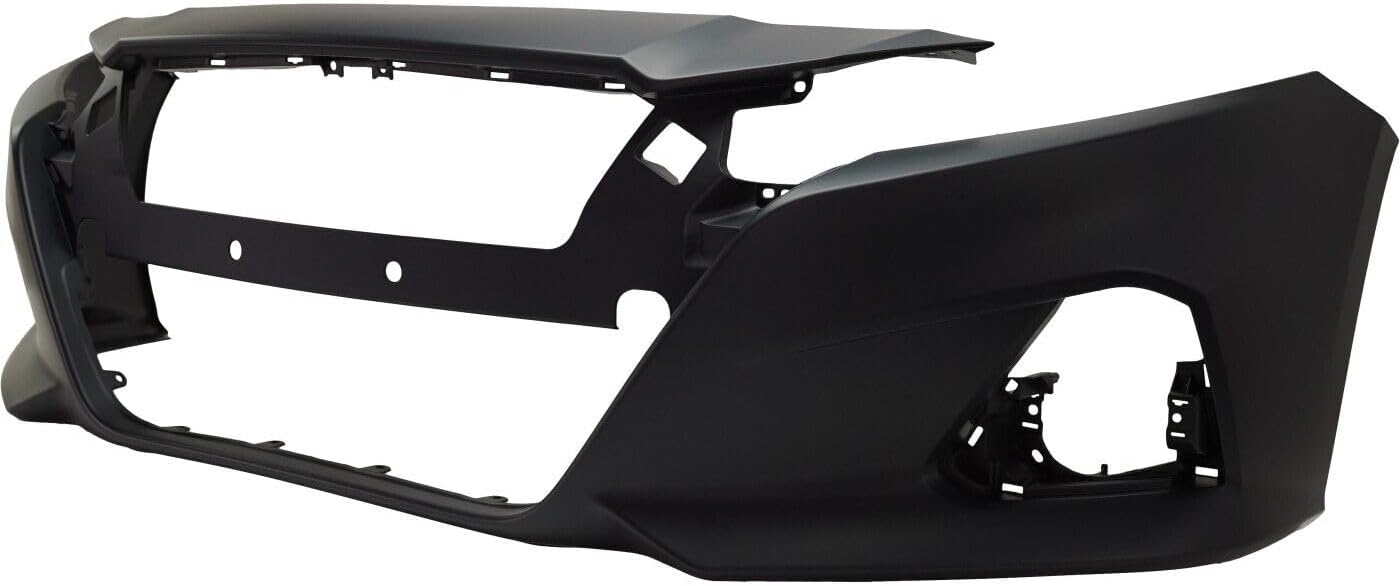 Front Bumper Cover Primed with Fog light Holes Direct Replacement Compatible With 2019-2022 Nissan Altima S SL SR SV Sedan NI1000324 620226CA0H
