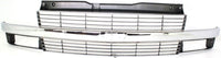 Front Grille Chrome & Silver With Composite Headlight Direct Replacement Compatible With 1996-2005 Chevrolet Astro GM1200371 19130758