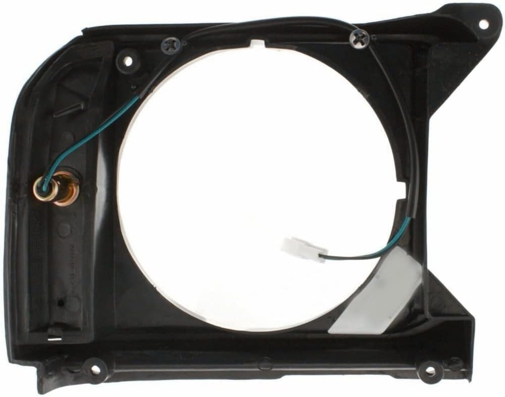 Set Of 2 Front Head Lamp Bezels With Parking Light Holes Primed Left Driver & Right Passenger Side Direct Replacement Compatible With 1979-1981 Toyota Pickup TO2512133 TO2513133