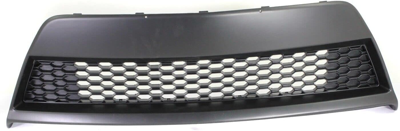 Front Bumper Grille Without Fog Light Holes Textured Plastic Direct Replacement Compatible With Kia Forte Koup 2010-2013 KI1036107 865601M300