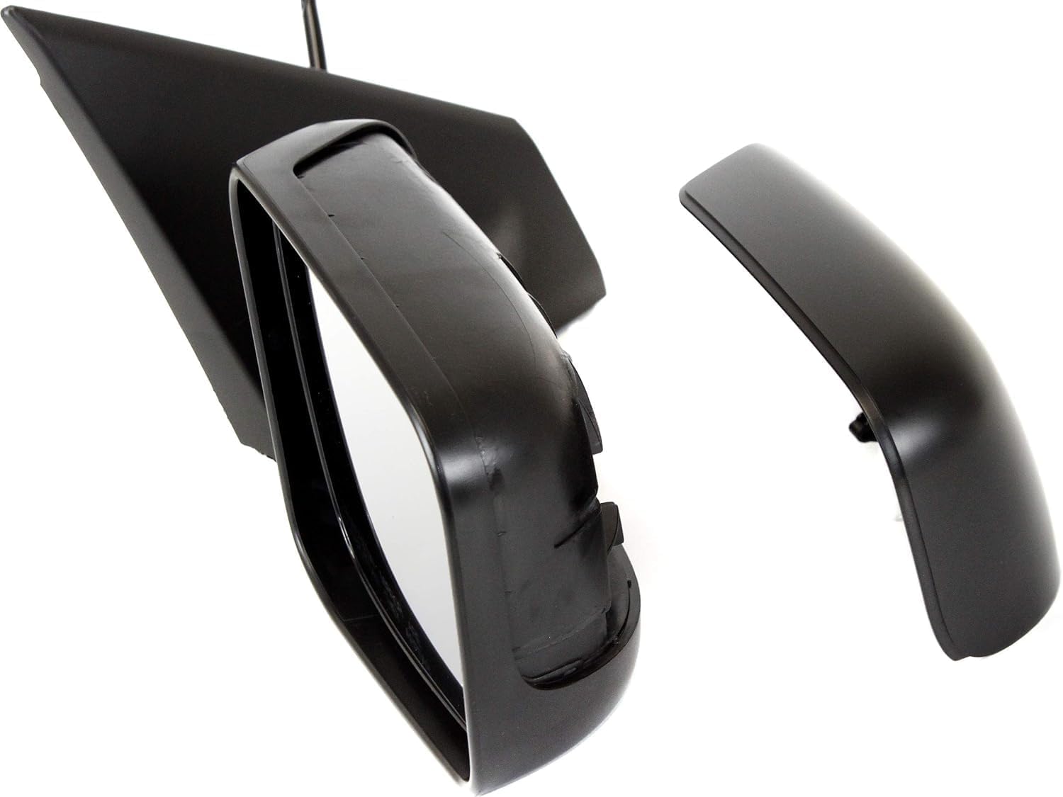 Front Power Mirror Manual Folding Heated Primed Right Passenger Side Direct Replacement Compatible With 2008-2013 Nissan Rogue / 2014-2015 Select NI1321236 96301JM200-PFM
