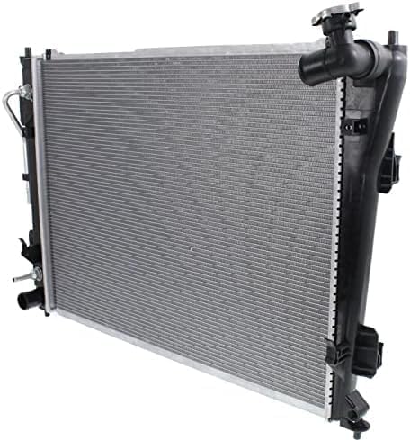 Front Radiator Aluminum Core Direct Replacement Compatible With 2011-2015 Kia Optima / 2011-2014 Sonata HY3010171 HY3010183 253103Q500 253103R700