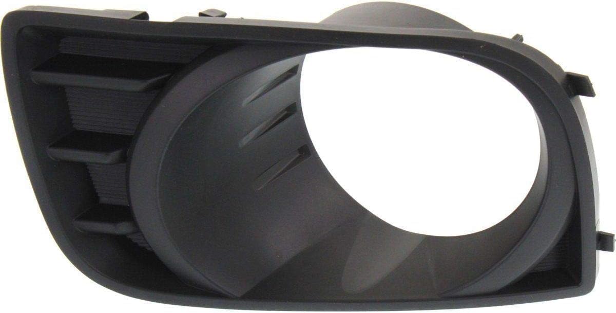 Front Fog Light Molding Primed Right Passenger Side Direct Replacement Compatible With 2008-2017 Toyota Sequoia TO1039157 814810C021
