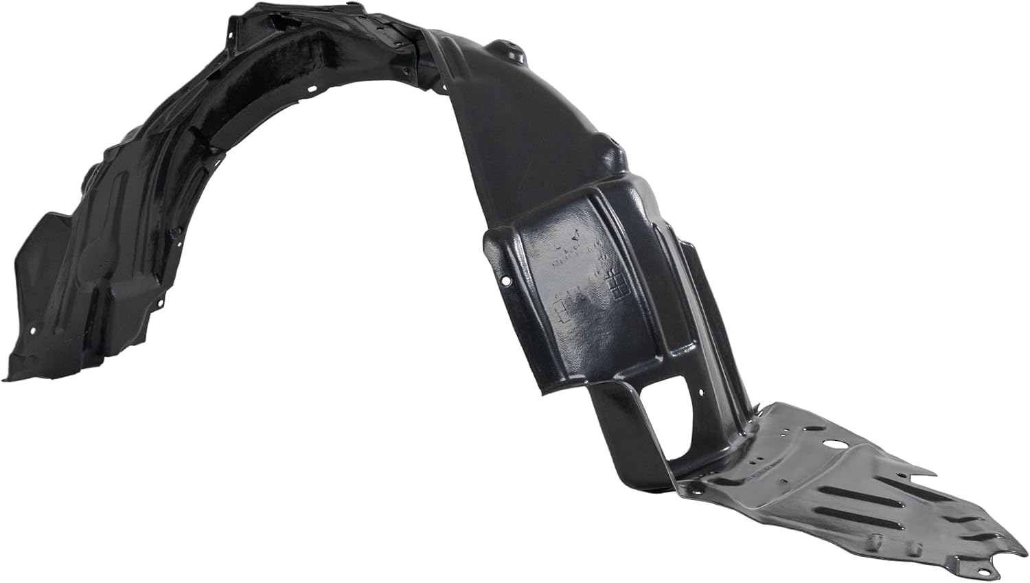 Front Fender Liner Left Driver Side Direct Replacement Compatible With 2010-2015 Lexus IS250 / IS350 LX1248109 5380653050