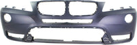 Front Bumper Cover Primed Direct Replacement Compatible With 2011-2014 BMW X3 BM1000252 51117210451