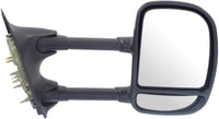 AUTOS PARTS PLUS Set Of 2 Front Manual Towing Mirror Manual Folding Non-Heated Textured Left Driver & Right Passenger Side Direct Replacement Compatible With 1999-2007 Ford F-Series Super Duty