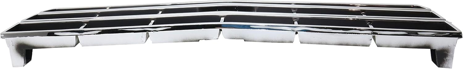 Front Grille Chrome Shell With Painted Black Insert Direct Replacement Compatible With 1983-1990 Chevrolet S10 Blazer / 1982-1990 Pickup GM1200370 14067219