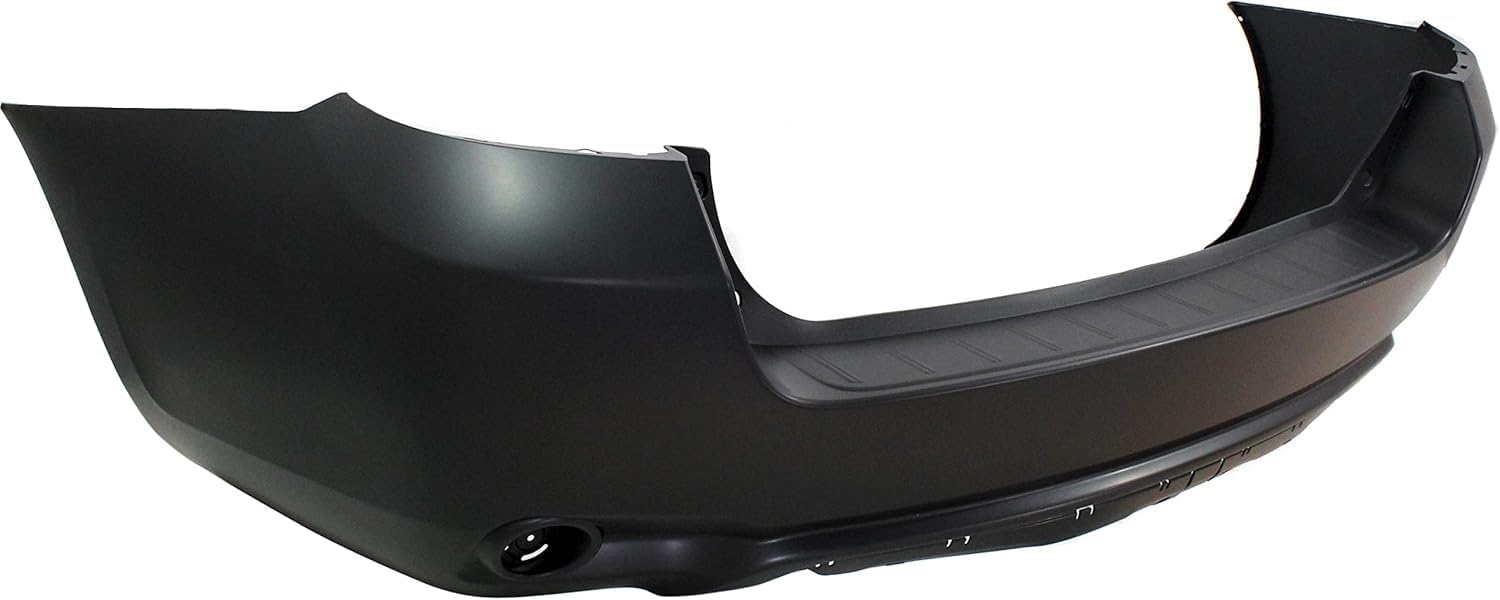 Rear Bumper Upper Cover Primed Direct Replacement Compatible With 2008-2010 Toyota Highlander TO1100260 521590E906