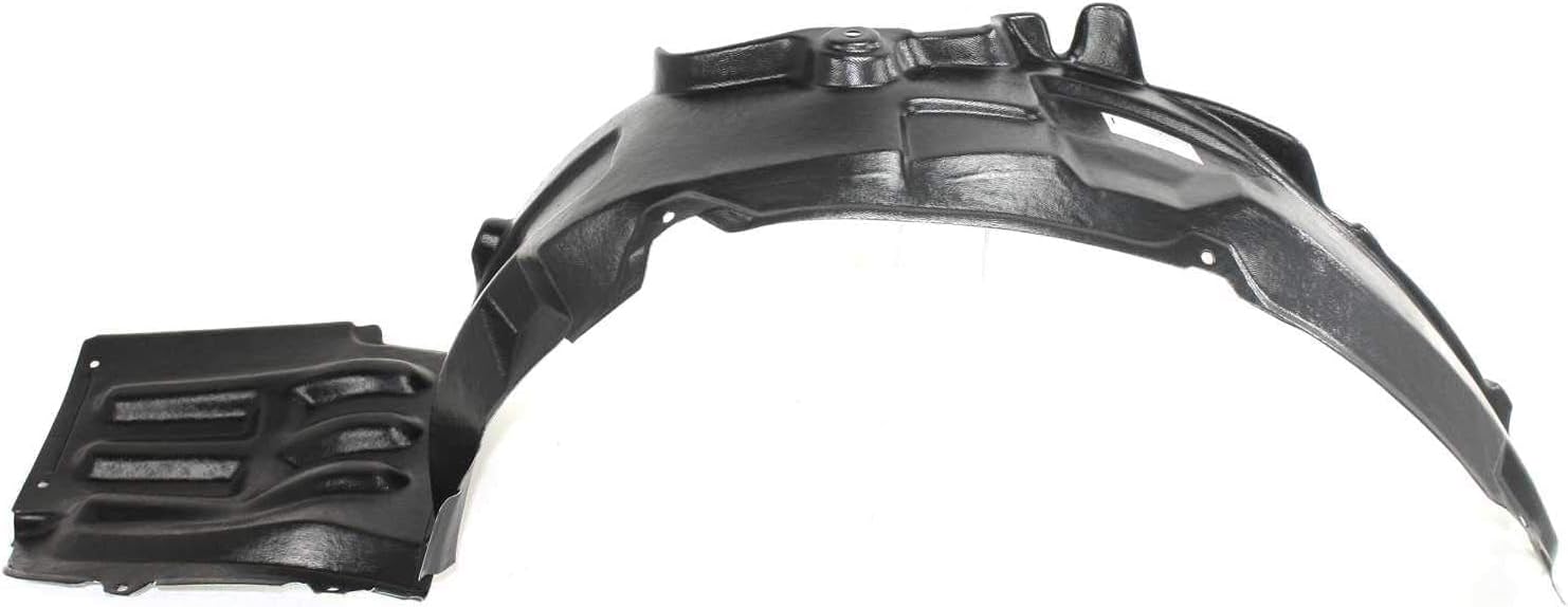 Front Fender Liner Left Driver Side Direct Replacement Compatible With 2007-2012 Mitsubishi Eclipse MI1250107 5370A773