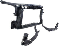 Front Radiator Support Assembly Plastic With Steel Direct Replacement Compatible With 2009-2013 Audi A3 AU1225126 8P0805588L