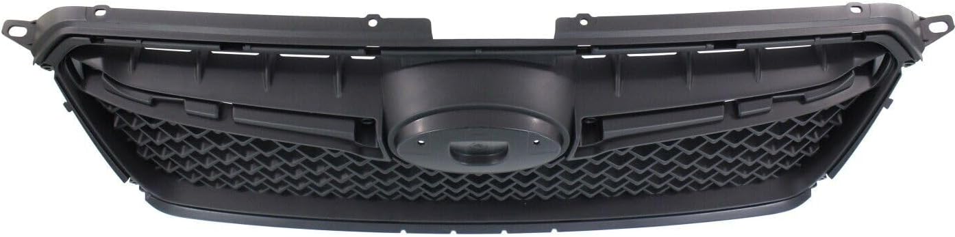 Front Grille Textured Black Shell And Insert Direct Replacement Compatible With 2015-2016 Subaru Impreza SU1200163 91122FJ040