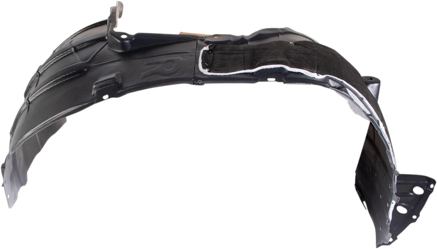 Front Fender Liner Vacuum Form Right Passenger Side Direct Replacement Compatible With 2015-2020 Nissan Pathfinder/Infiniti QX60 NI1249152 638409NB0A-PFM