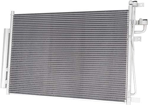Front A/C Condenser Aluminum Core Direct Replacement Compatible With 2008-2010 Saturn Vue / 2012-2015 Chevrolet Captiva Sport GM3030277 20759645