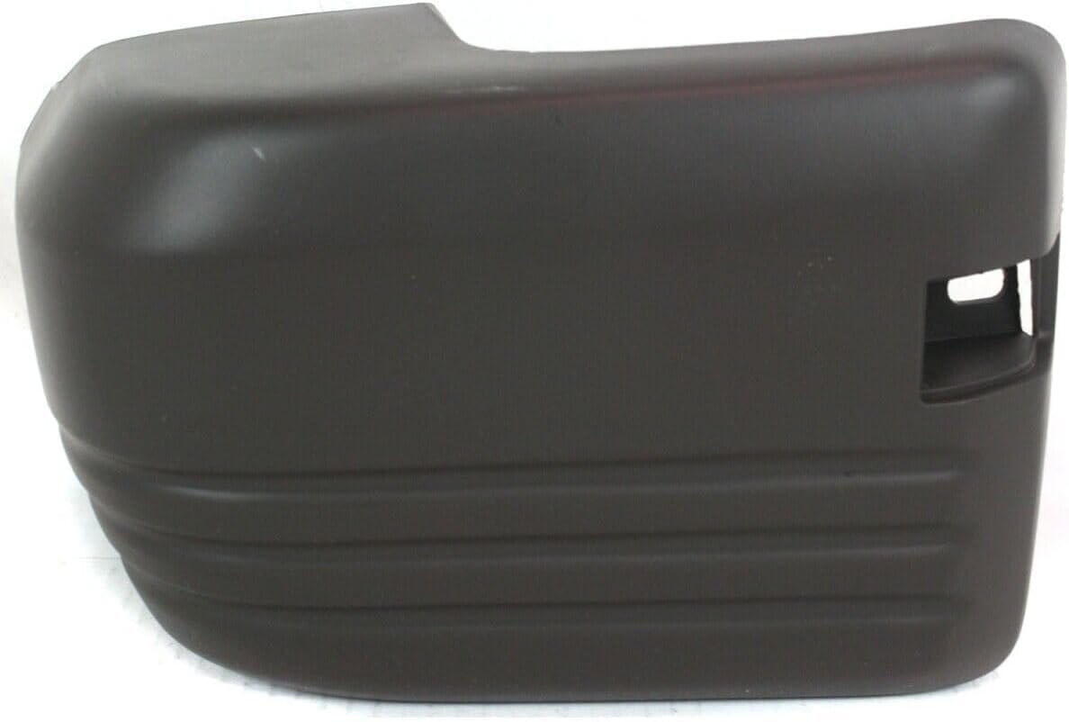 Set Of 2 Rear Bumper End Cap Primed Left Driver & Right Passenger Side Direct Replacement Compatible With 1989-1991 Isuzu Trooper IZ1105117 IZ1104117 8944886230 8944886240