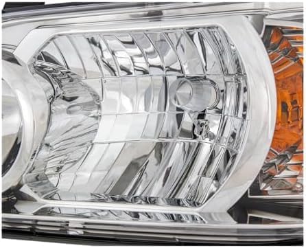 Set Of 2 Front Head Light Lens And Housing Right Passenger & Left Driver Side Direct Replacement Compatible With 2007 Toyota Highlander TO2518111 TO2519111 8113048550 8117048550