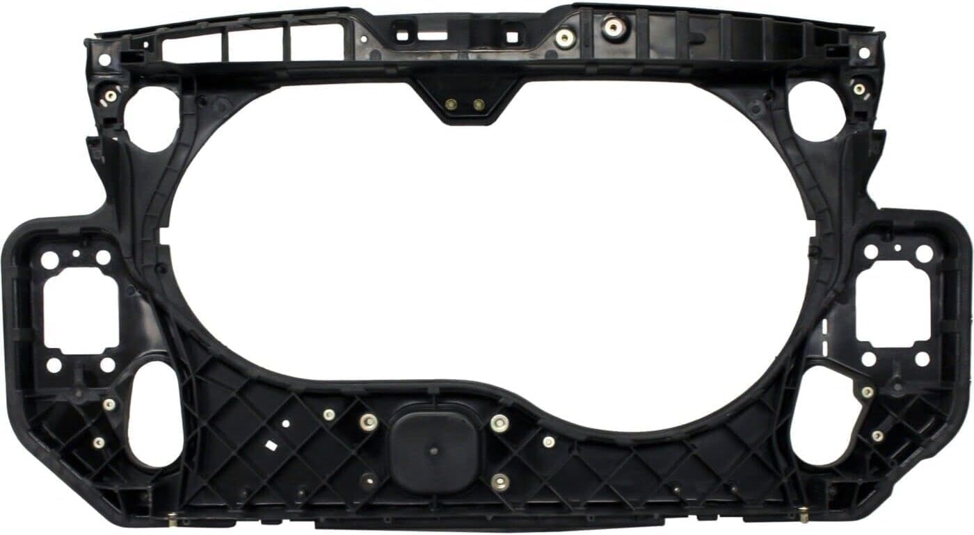 Front Radiator Support Assembly Plastic And Steel Direct Replacement Compatible With 2006-2011 Audi A6 / 2005-2011 A6 Quattro AU1225119 4F0805594D