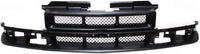 Front Grille Primed Shell & Mesh Insert Direct Replacement Compatible With 1998-2005 Chevrolet Blazer / 1998-2004 S10 GM1200418 12472710