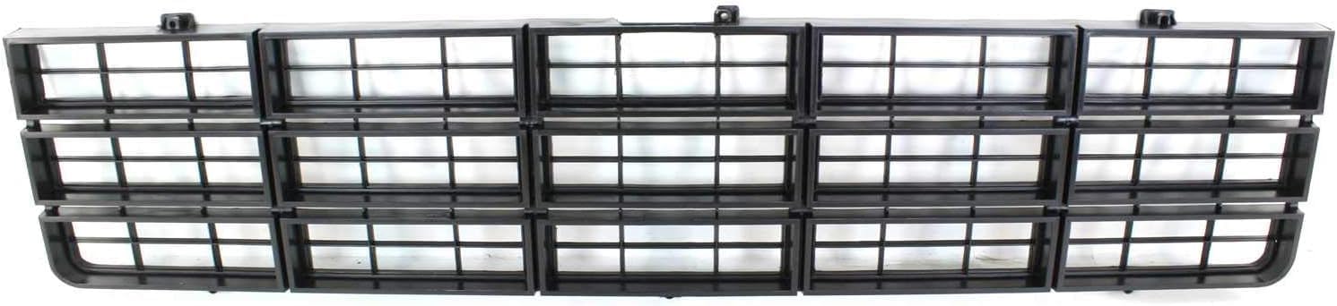 AUTOS PARTS PLUS Front Grille Dark Argent Shell & Black Insert Direct Replacement Compatible With 1977-1980 Chevrolet C-K Series GM1200114 14004752