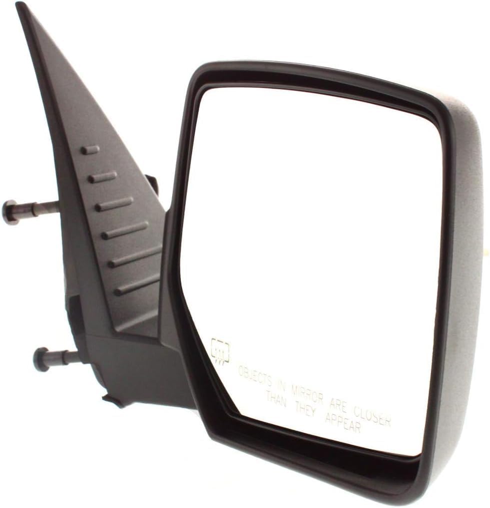 Front Power Mirror Manual Folding Heated Textured Right Passenger Side Direct Replacement Compatible With 2008-2012 Jeep Liberty CH1321287 57010078AF