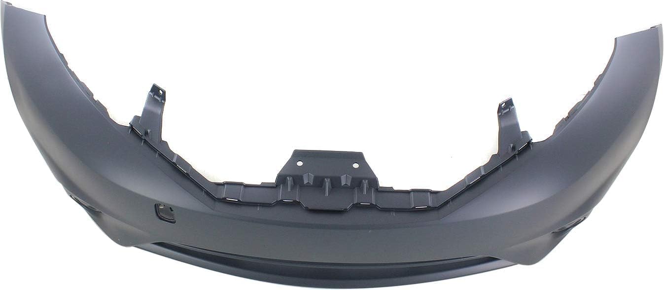 Front Bumper Cover Primed With Fog Light Holes Direct Replacement Compatible With 2014-2015 Nissan Versa Note NI1000292 FBM223VY0J