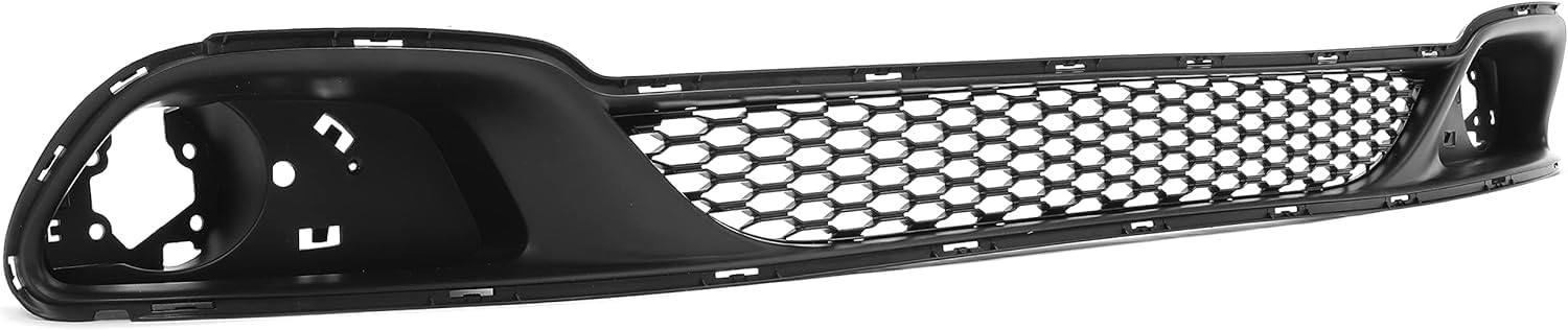 Front Lower Bumper Grille Textured Gray Direct Replacement Compatible With 2011-2020 Dodge Grand Caravan CH1036115 68100690AA
