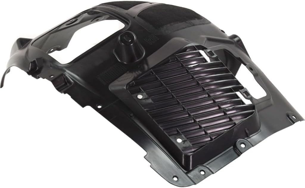 Front Fender Liner Middle Section Right Passenger Side Direct Replacement Compatible With 2017-2023 BMW 5-Series BM1249157 51717340786