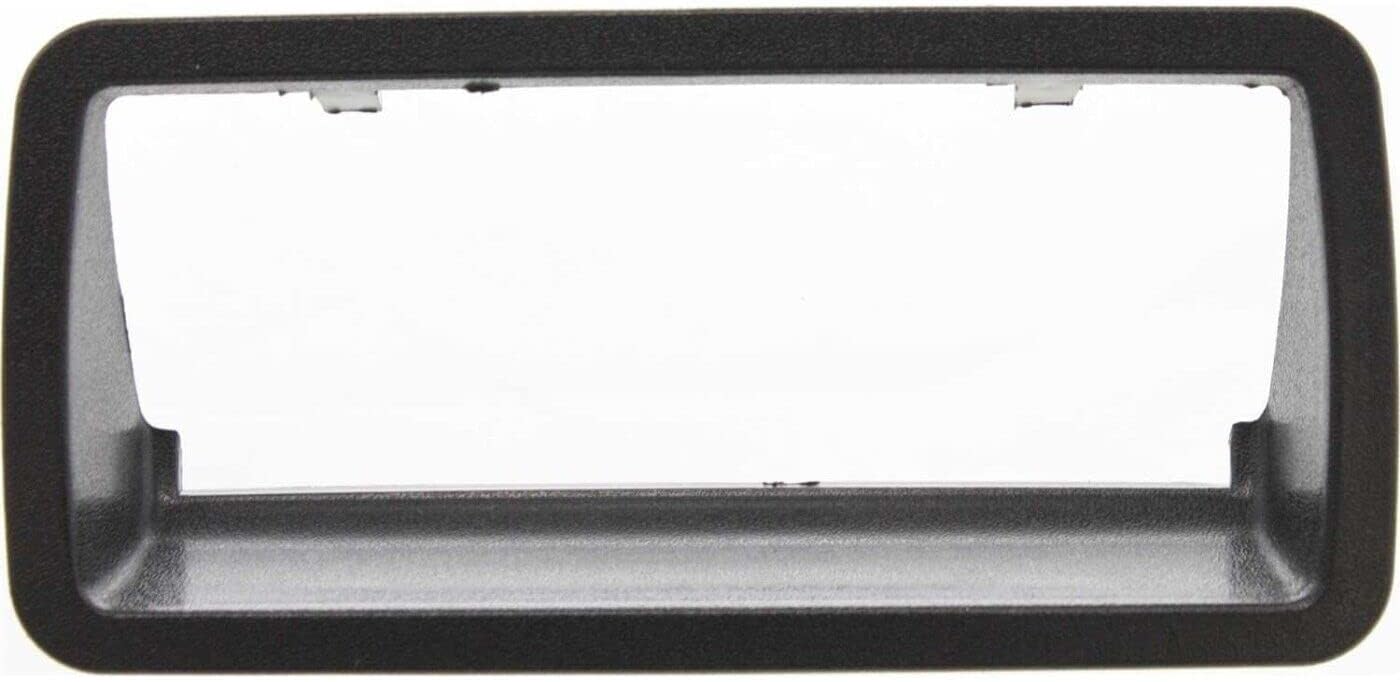 Tail Gate Door Handle Bezel Direct Replacement Compatible with 1994-2004 Chevrolet S10 GM1916103 15007219