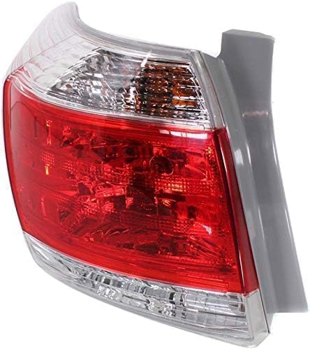 Tail Light Assembly Right Passenger Side Direct Replacement Compatible With 2011-2013 Toyota Highlander TO2801185 815500E070