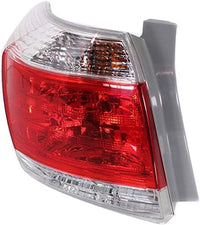 Set Of 2 Tail Light Assembly Left Driver & Right Passenger Side Direct Replacement Compatible With 2011-2013 Toyota Highlander TO2801185 TO2800185 815500E070 815600E070