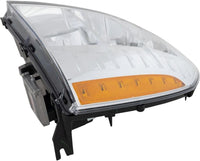 Front Head Light Assembly Left Driver Side Direct Replacement Compatible With 2007-2009 Cadillac Escalade GM2502291 25897648