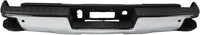 Rear Step Bumper Assembly Chrome Steel Without Sensor & With Corner Holes Direct Replacement Compatible With 2014-2018 Chevrolet Silverado/GMC Sierra 1500 GM1103176 23154012