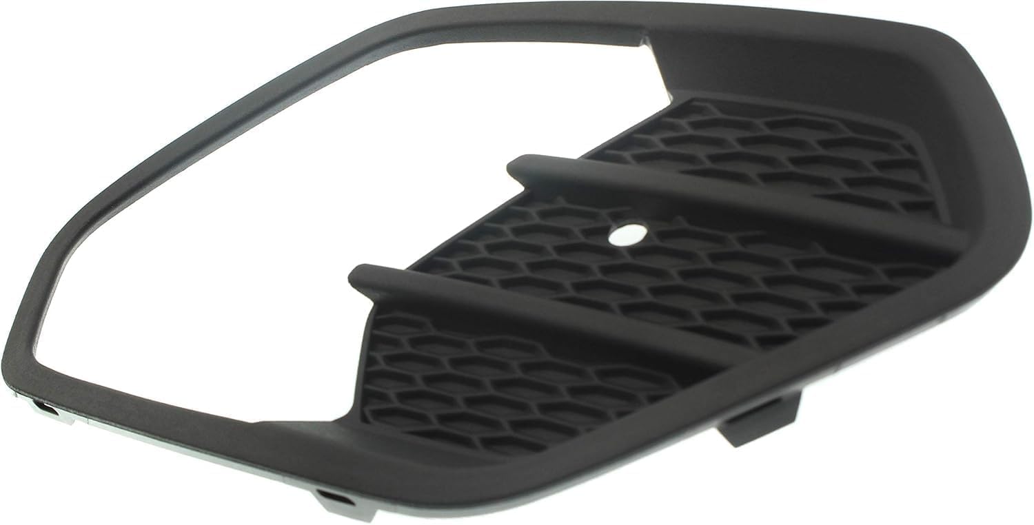 Front Fog Light Cover Textured Left Driver Side Direct Replacement Compatible With 2017-2019 Ford Escape FO1038164 GJ5Z17K946AB