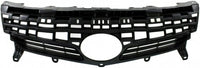 Front Grille Assembly Textured Black Shell And Insert Plastic Direct Replacement Compatible With 2012-2015 Toyota Prius TO1200350 5311147040