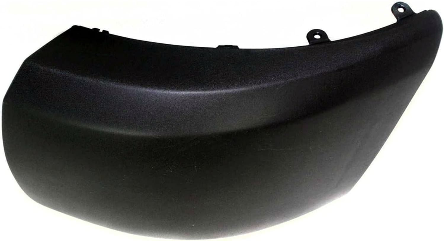 Front Bumper End Cap Textured Without Fog Light Hole Left Driver Side Direct Replacement Compatible With 2007-2013 Chevrolet Silverado 1500 GM1004146 15838397