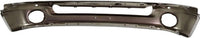 Front Bumper Face Bar Chrome Steel Direct Replacement Compatible With 2002-2009 Dodge Ram 1500/2003-2009 2500 3500 CH1002383 55077946AB