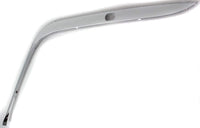 Front Bumper Outer Cover Molding Chrome Left Driver Side Direct Replacement Compatible With 1995-2007 BMW 7-Series BM1046104 51118168105