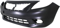 Front Bumper Cover Primed Direct Replacement Compatible With 2012-2014 Nissan Versa NI1000284 FBM223BA0H