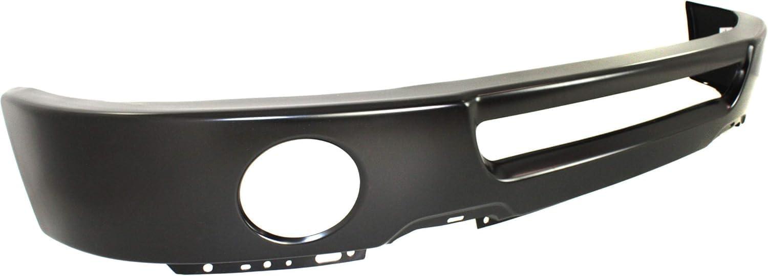 Front Bumper Face Bar Primed With Fog Lamp Holes Direct Replacement Compatible With 2006-2008 Ford F-150 FO1002401 6L3Z17757DAPTM