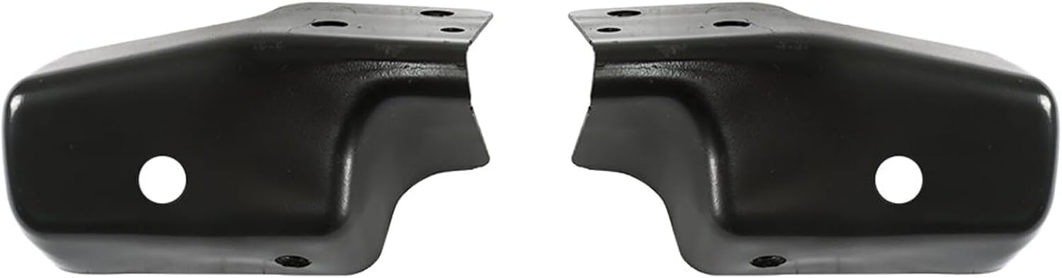 Front Bumper Brackets + Extension And Outer Brace Support Steel Right Passenger & Left Driver Side Direct Replacement Compatible With 2007-2013 Chevrolet Silverado 1500 GM1066180