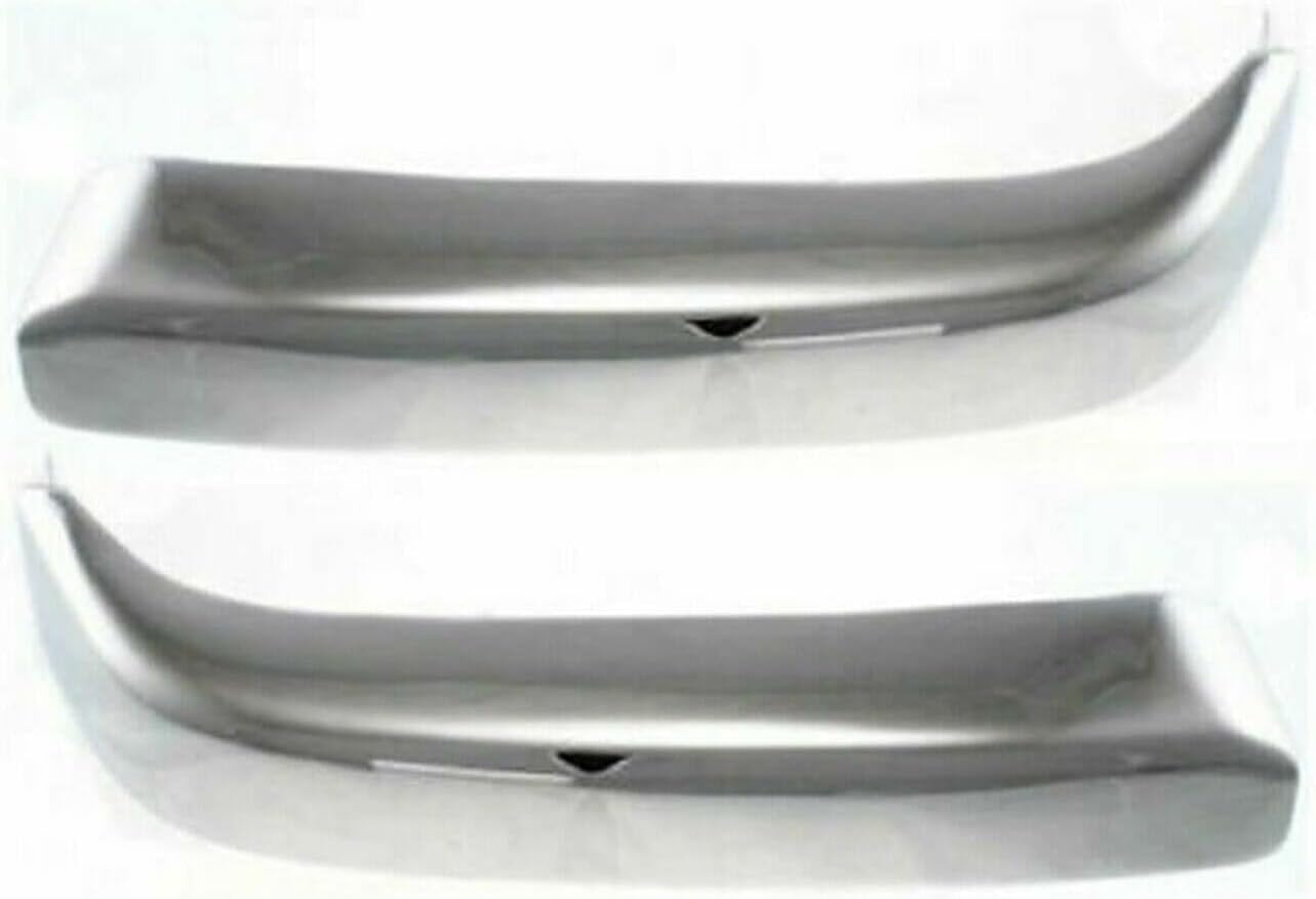 Front Bumper Textured + Trims Chrome + Reinforcement + Brackets + Signal Lights Left Driver & Right Passenger Side Direct Replacement Compatible With Toyota Tacoma 1998-2000