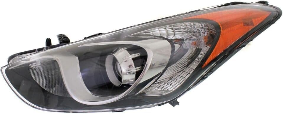 Set Of 2 Front Headlight Assembly Halogen Right Passenger & Left Driver Side Direct Replacement Compatible With 2013-2017 Hyundai Elantra GT HY2502173 HY2503173 92102A5050 92101A5050
