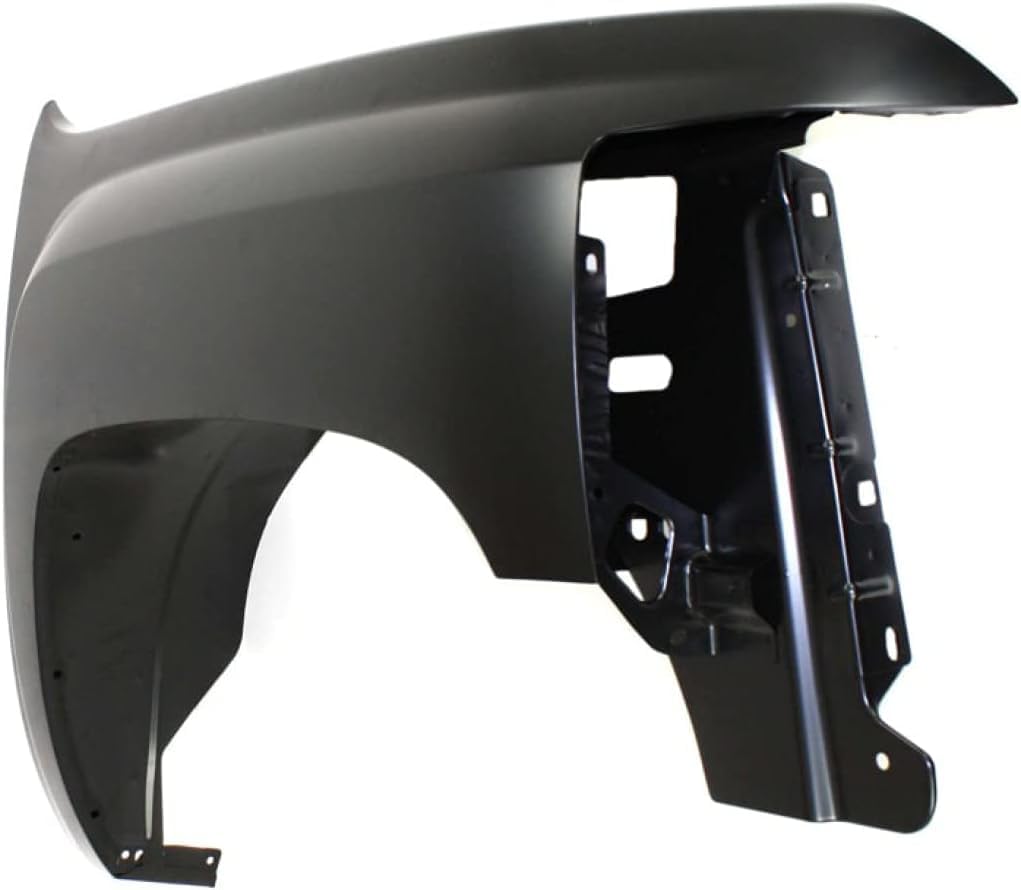 Front Fender Primed Steel Right Passenger Side Direct Replacement Compatible With 2007-2013 Chevrolet Silverado 1500/2007-2014 2500 3500 GM1241341 22977474